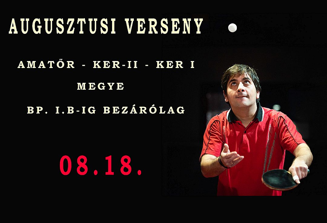 Nyárzáró Augusztusi Verseny