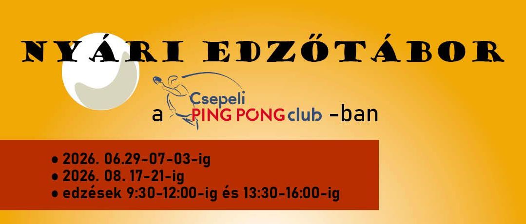 Nyári edzőtábor felnőtteknek
