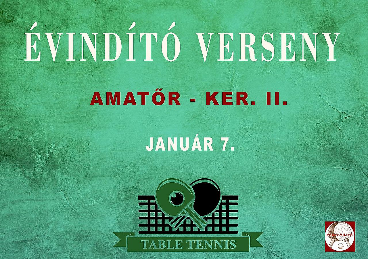 Évindító Verseny - Amatőr, Ker. II.
