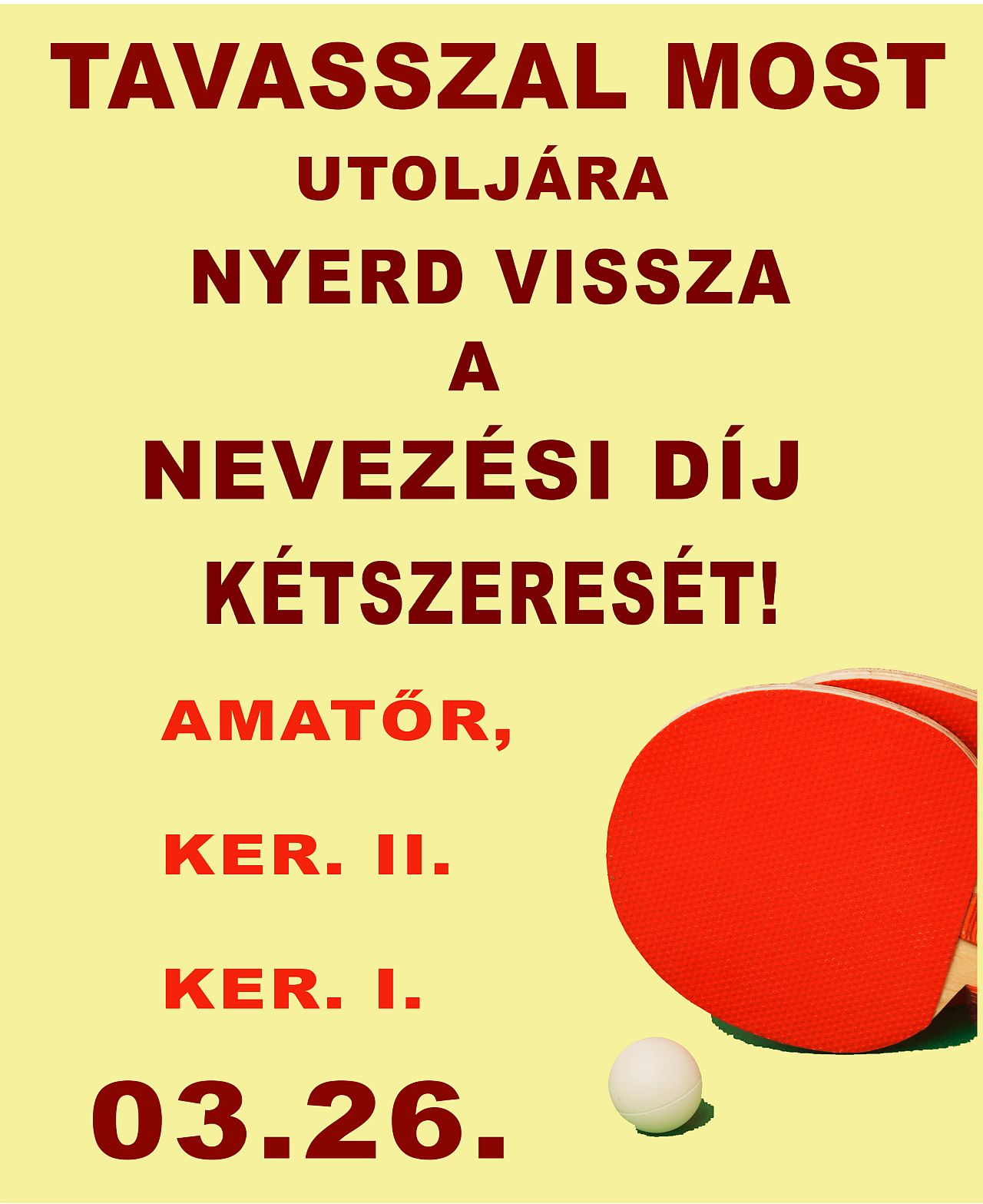 Tavaszi Verseny  - 03.26.
