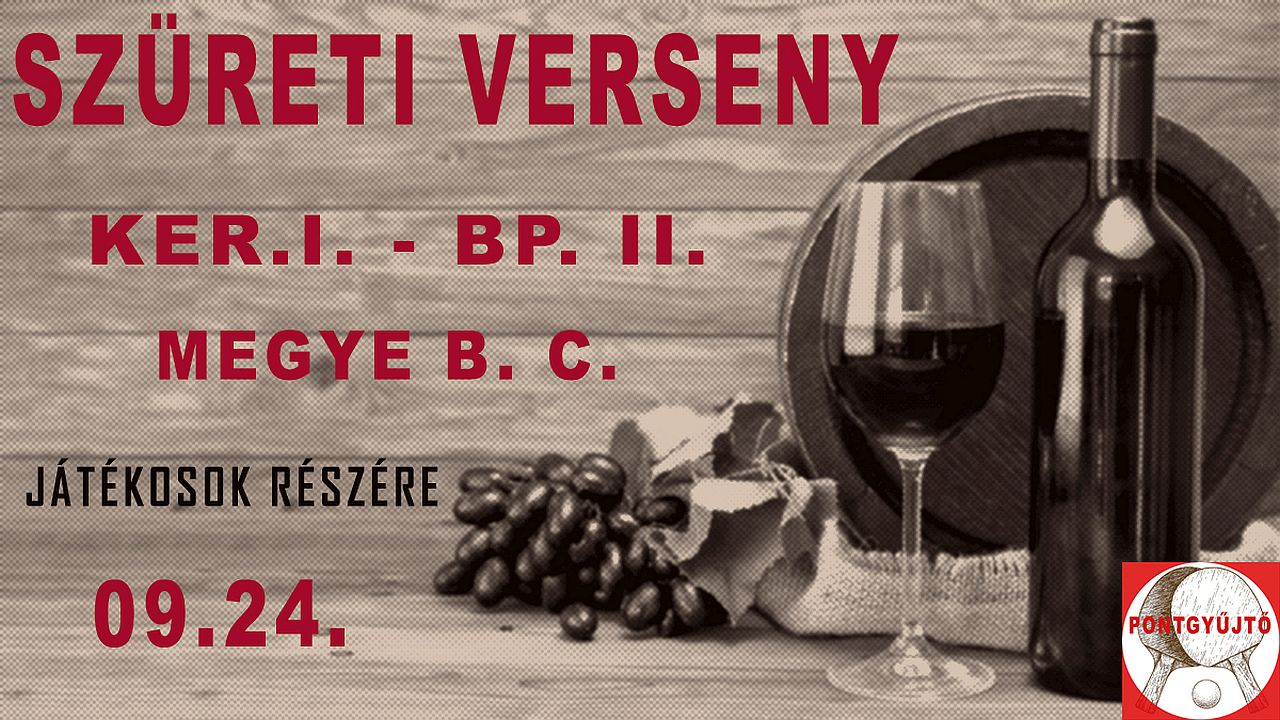 2023 - 2024 Pontgyűjtő Versenyek - Ker. I. -  Bp. 2.